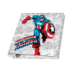 Carpeta 3X40 Mooving Marvel 1001208 Personajes Gris